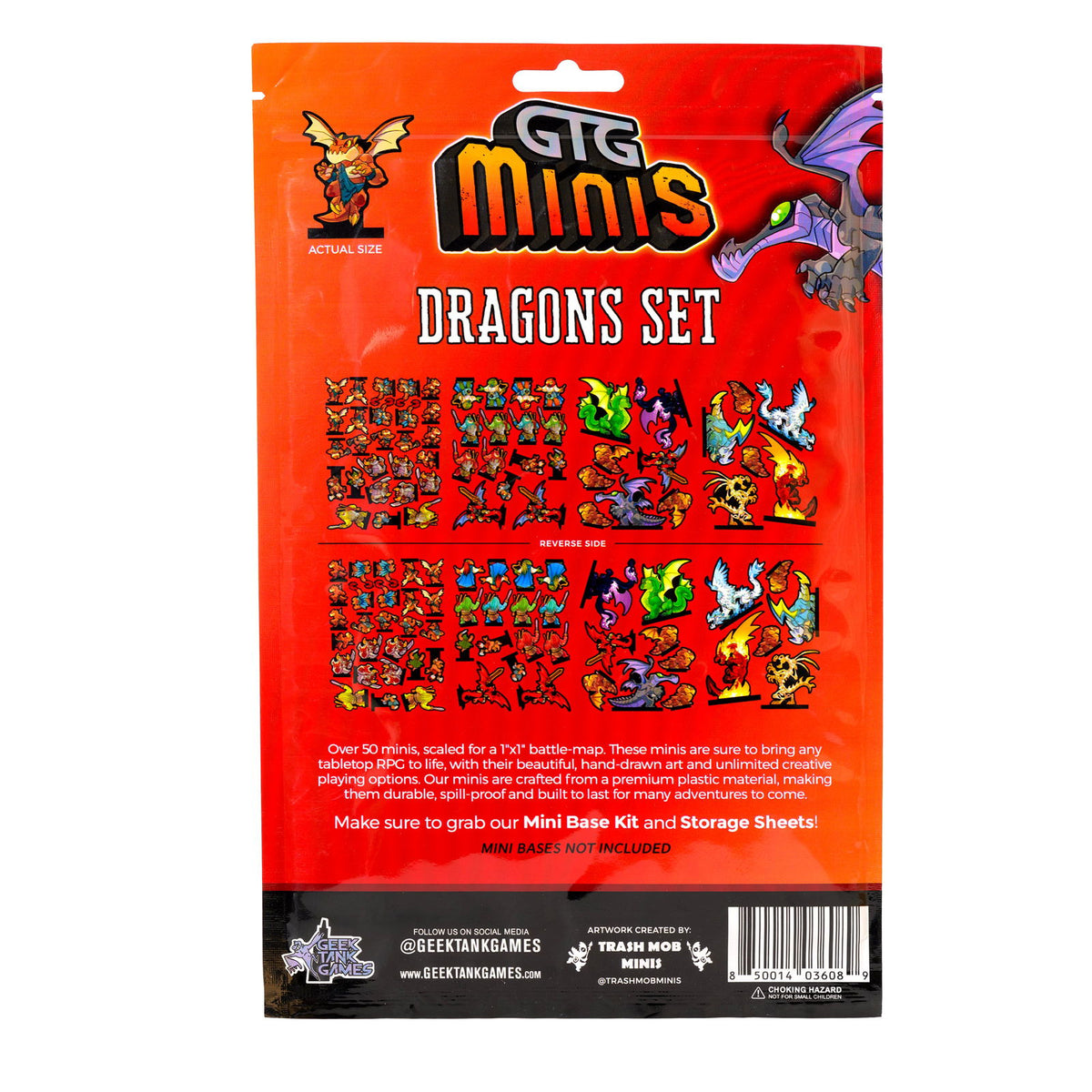 GTG Minis Dragon Set - Geek Tank Games