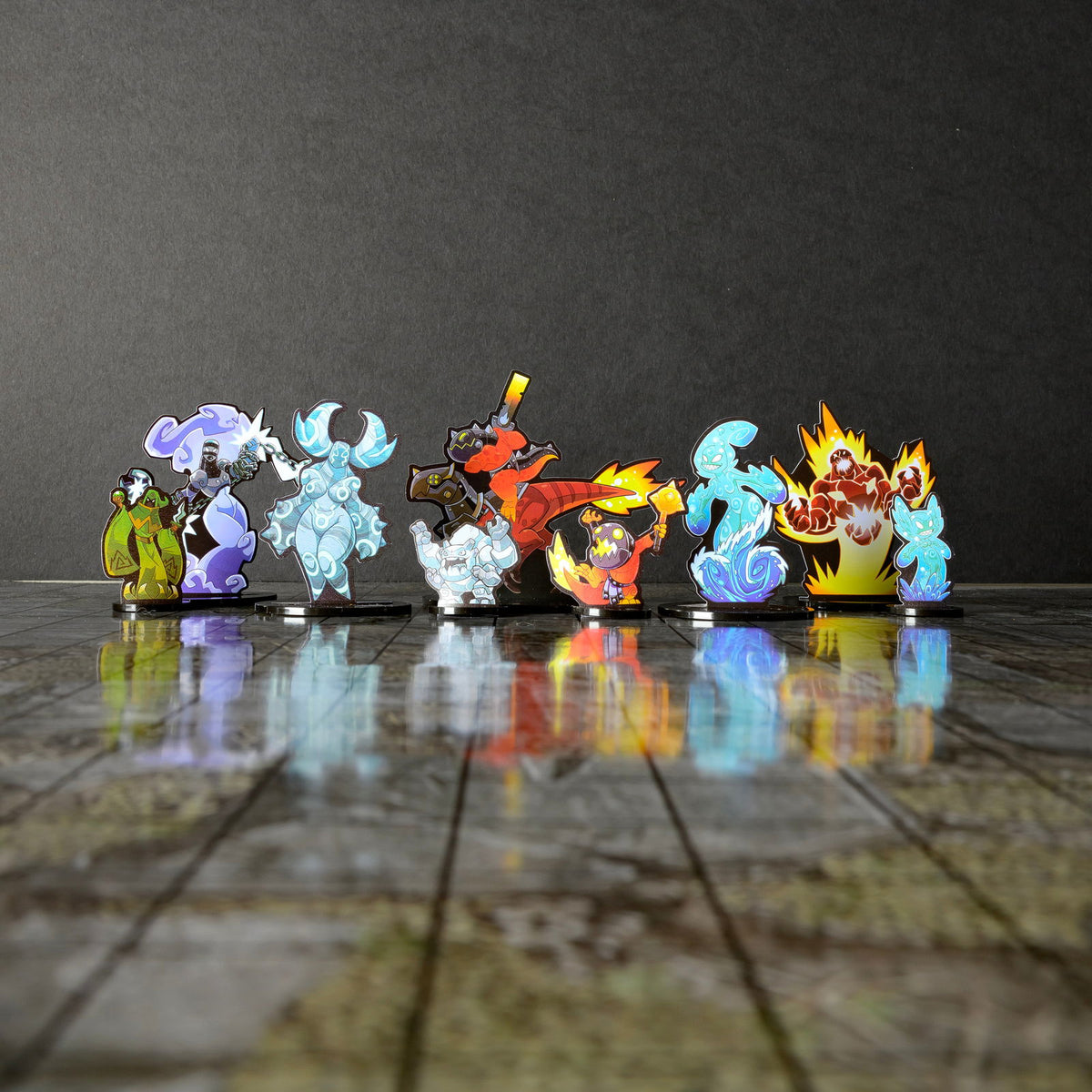 GTG Minis Elemental Enemies Set - Geek Tank Games
