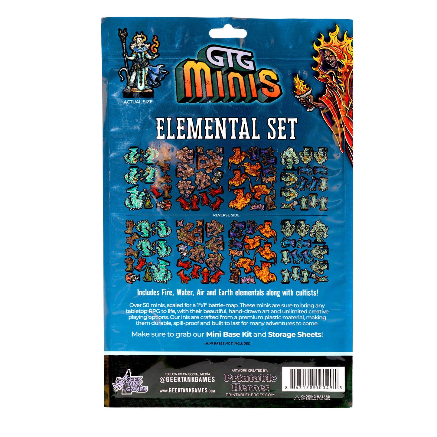 GTG Minis Elemental Set - Geek Tank Games