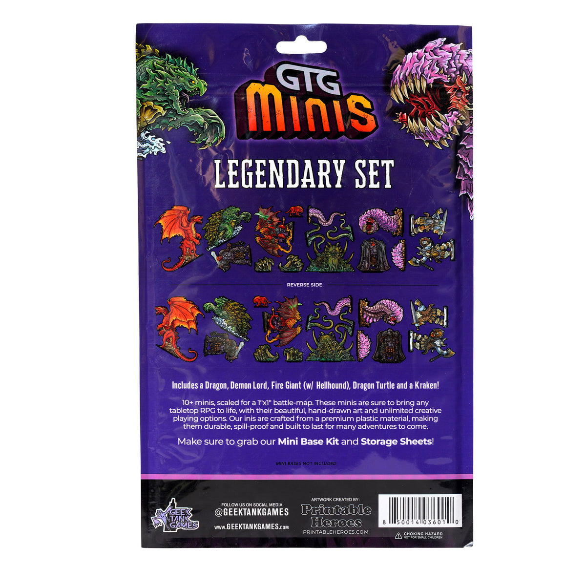 GTG Minis Legendary Set - Geek Tank Games