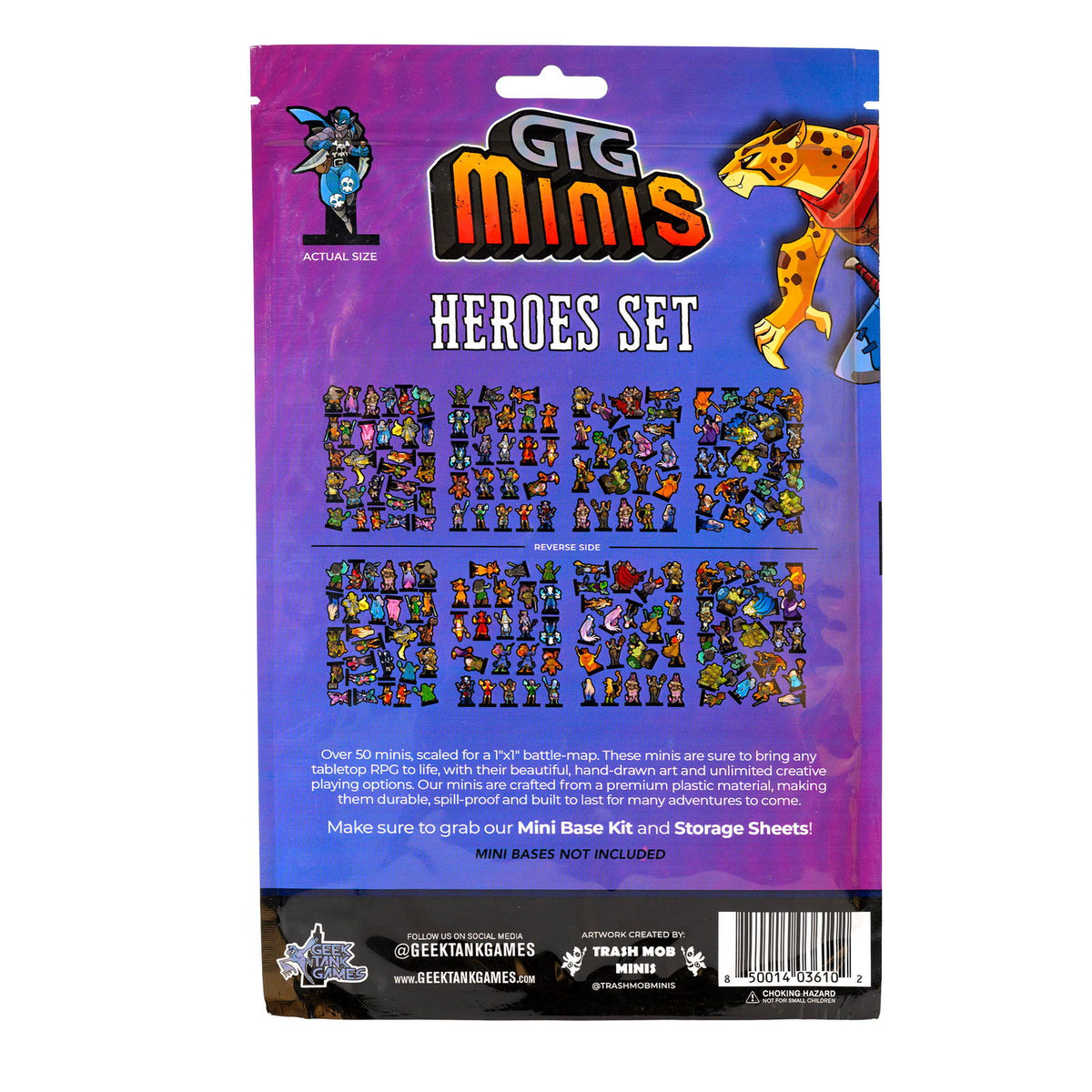 GTG Minis Mythical Heroes Set - Geek Tank Games