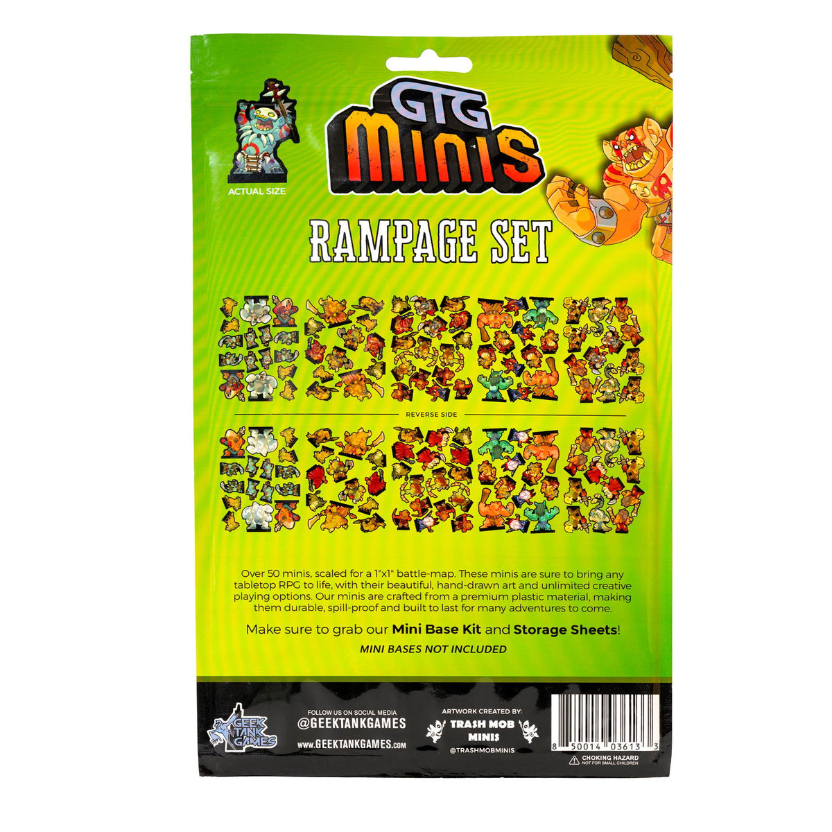 GTG Minis Rampage Set - Geek Tank Games