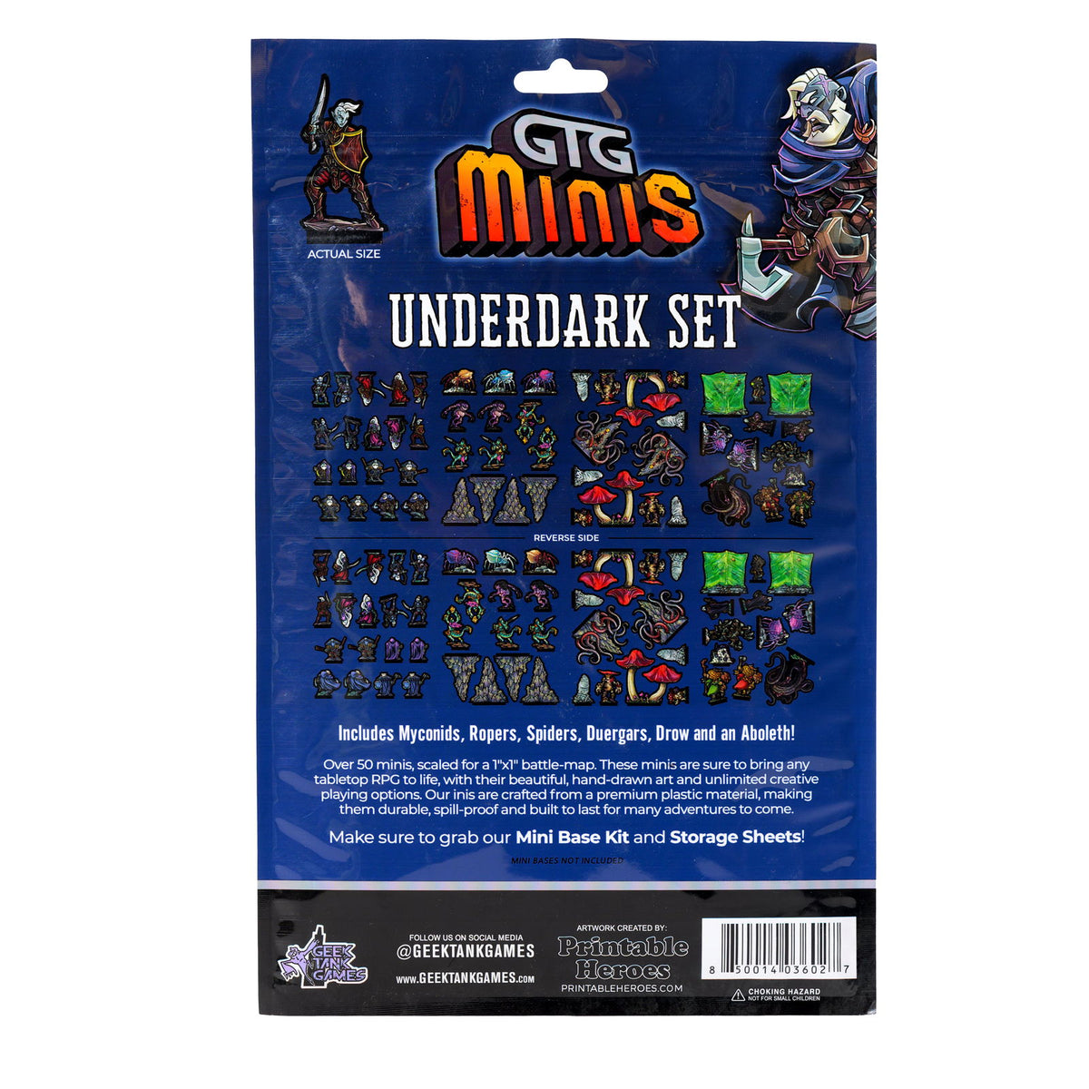 GTG Minis Underdark Set - Geek Tank Games