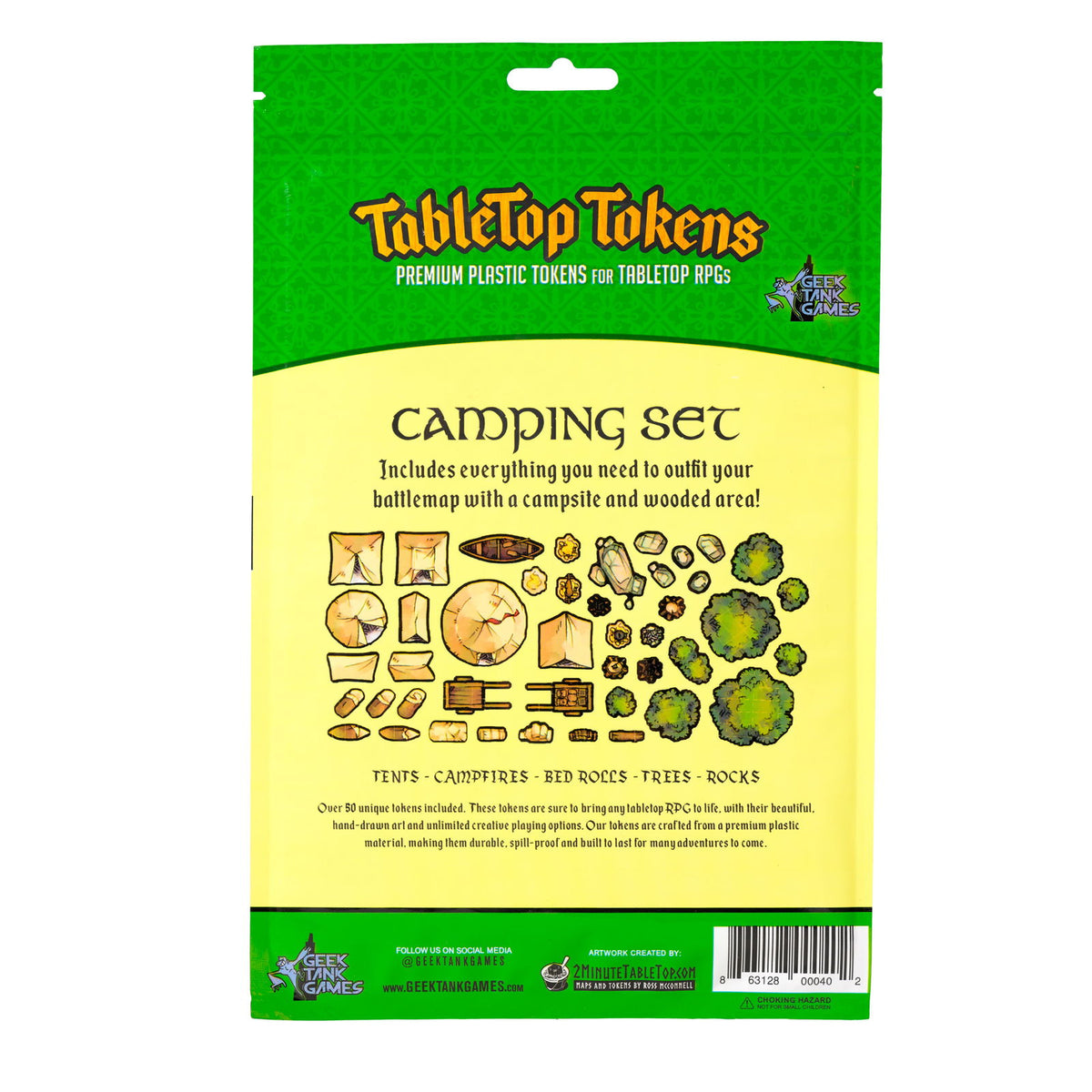Tabletop Tokens Camping Set - Geek Tank Games