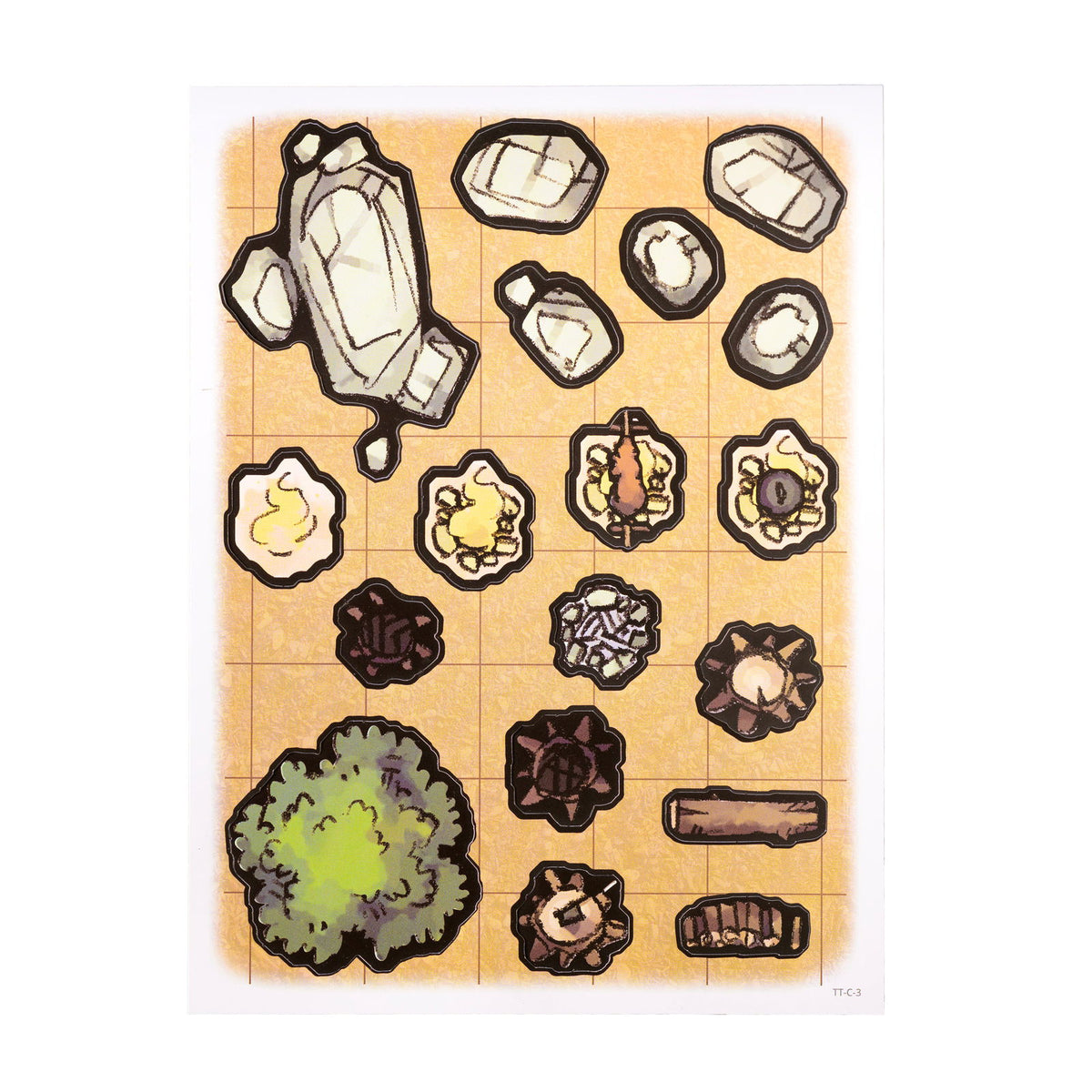 Tabletop Tokens Camping Set - Geek Tank Games