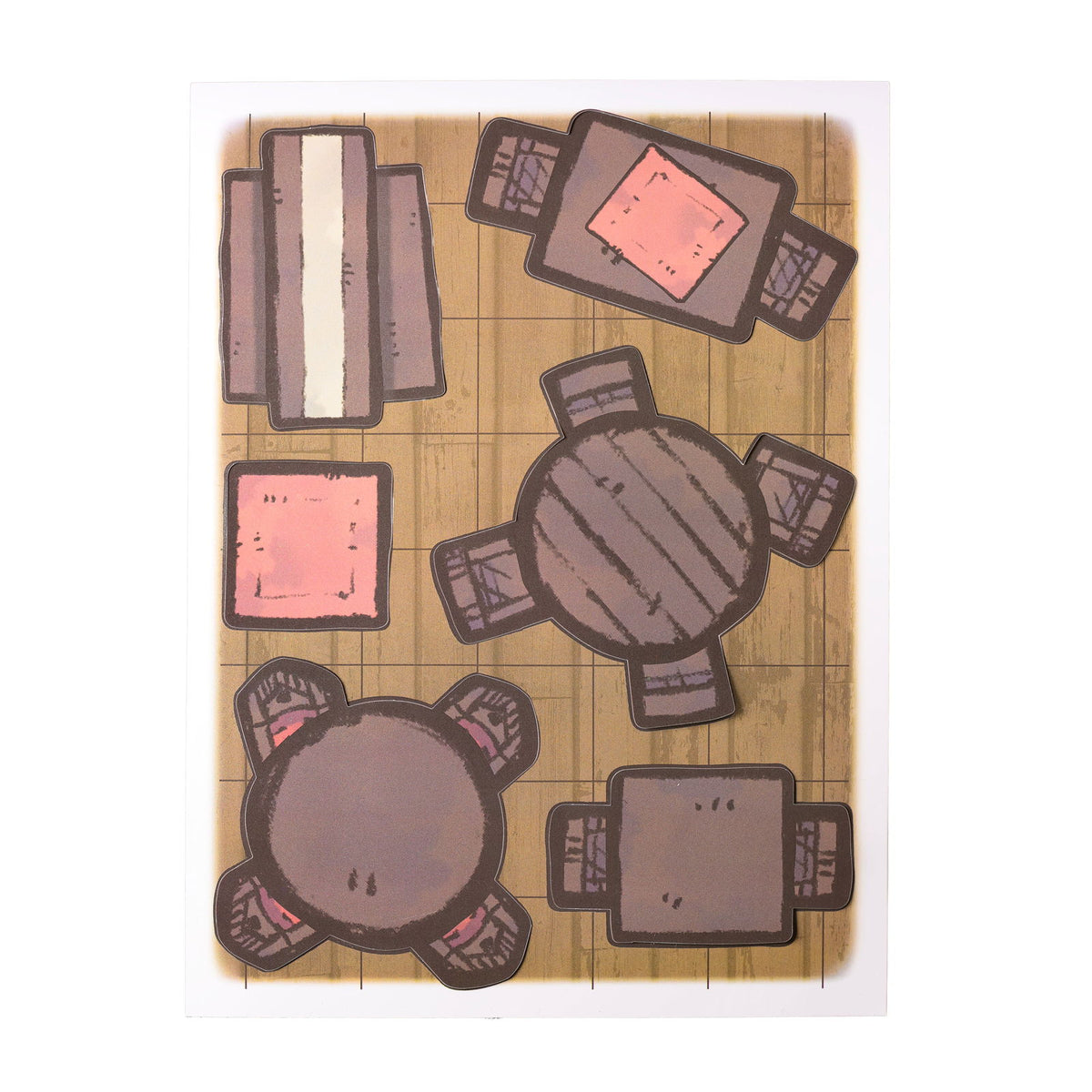 Tabletop Tokens Castle Furniture Set - Geek Tank Games