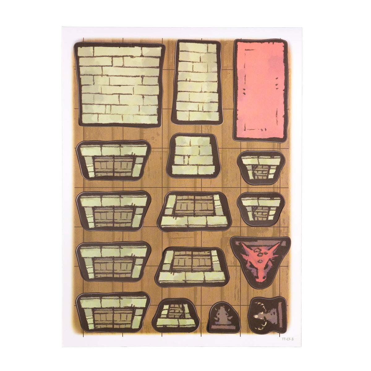 Tabletop Tokens Castle Furniture Set - Geek Tank Games