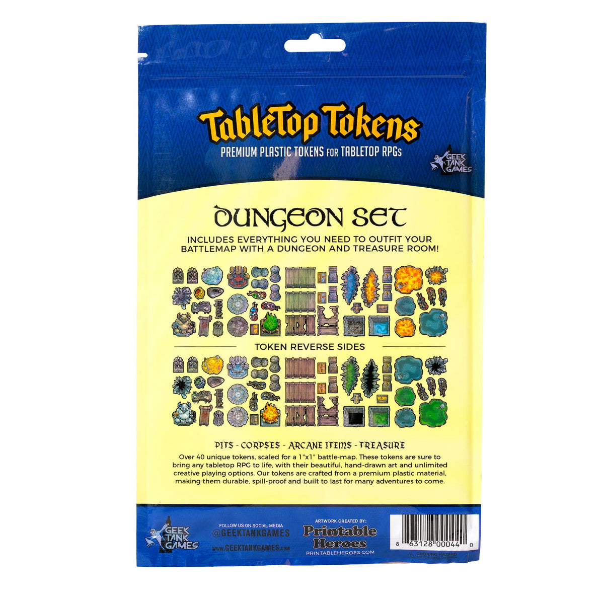 Tabletop Tokens Dungeon Set - Geek Tank Games