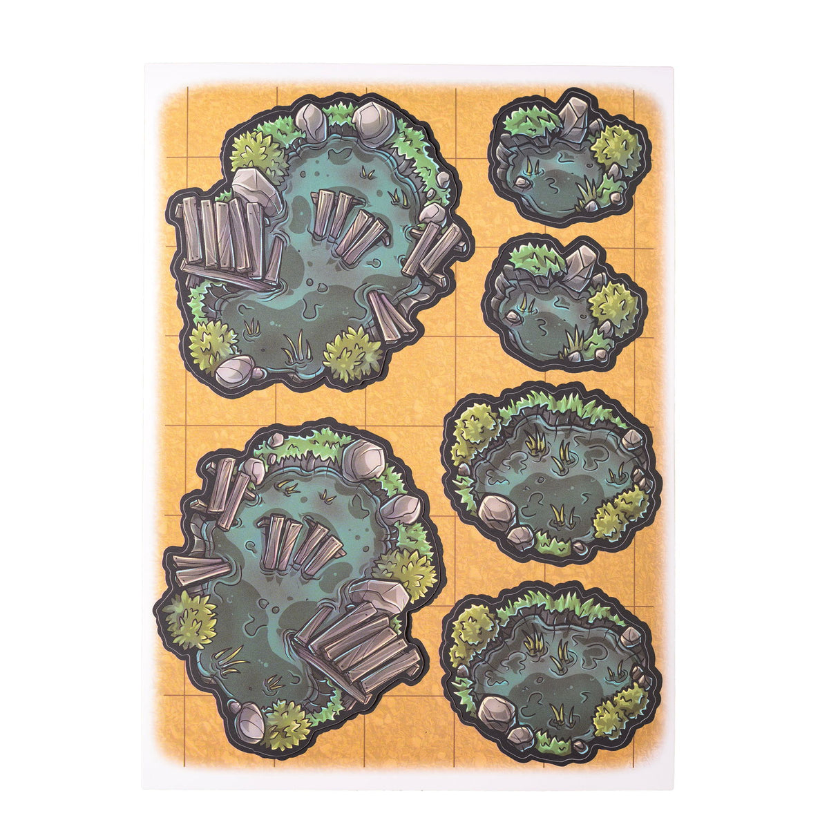 Tabletop Tokens Graveyard Set - Geek Tank Games