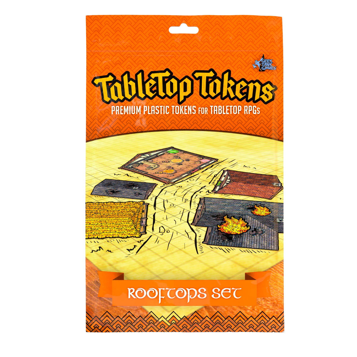 Tabletop Tokens Rooftops Set - Geek Tank Games