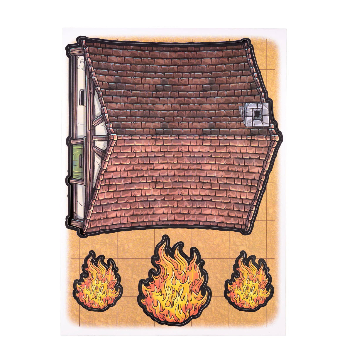 Tabletop Tokens Rooftops Set - Geek Tank Games