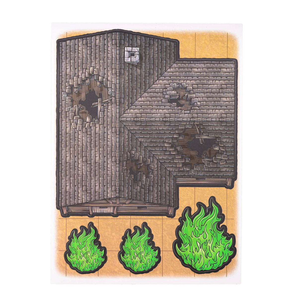 Tabletop Tokens Rooftops Set - Geek Tank Games