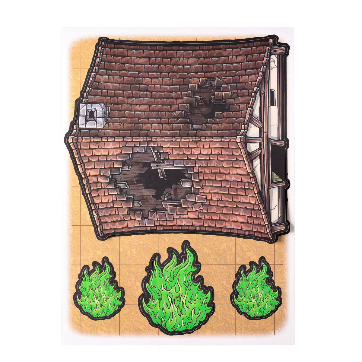 Tabletop Tokens Rooftops Set - Geek Tank Games