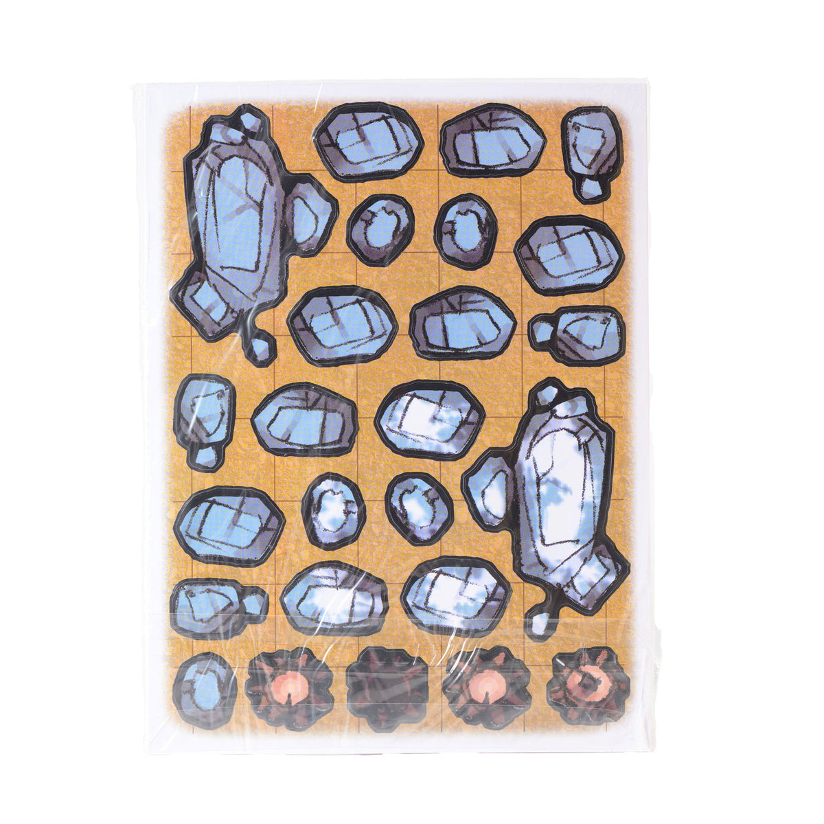 Tabletop Tokens Trees and Rocks Set - Geek Tank Games