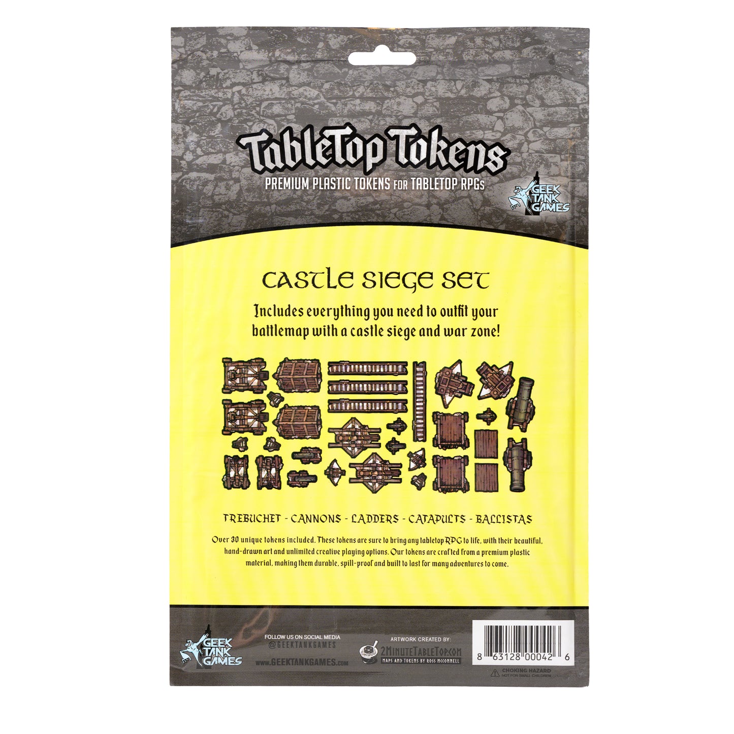 Tabletop Tokens Castle Siege Set - Geek Tank Games