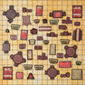 Tabletop Tokens Castle Furniture Set - Geek Tank Games