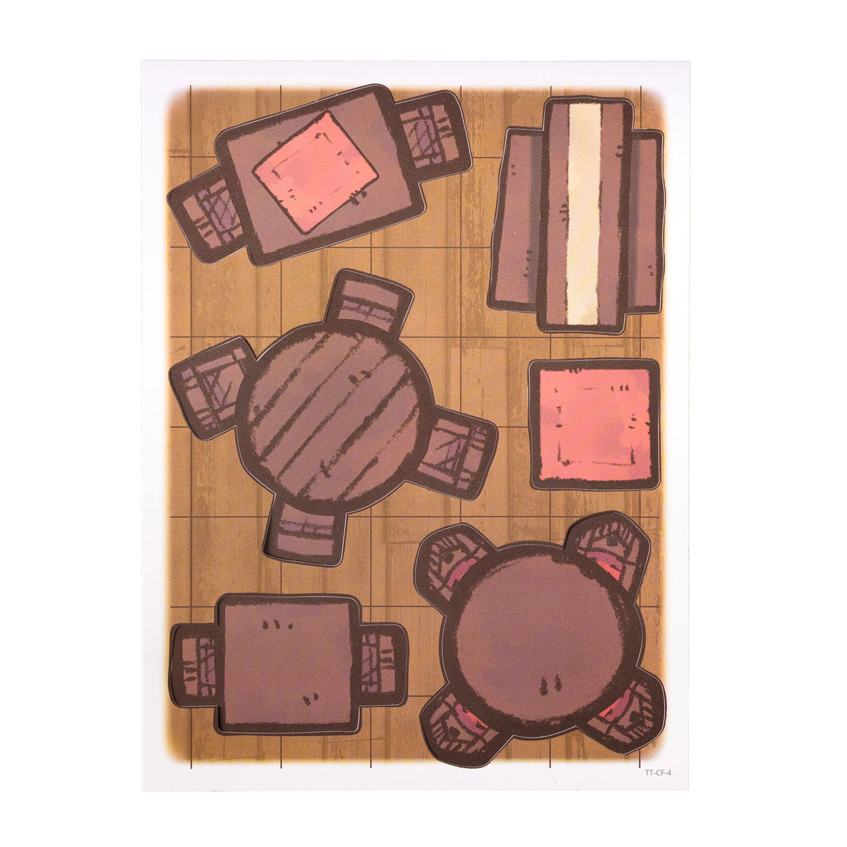 Tabletop Tokens Castle Furniture Set - Geek Tank Games