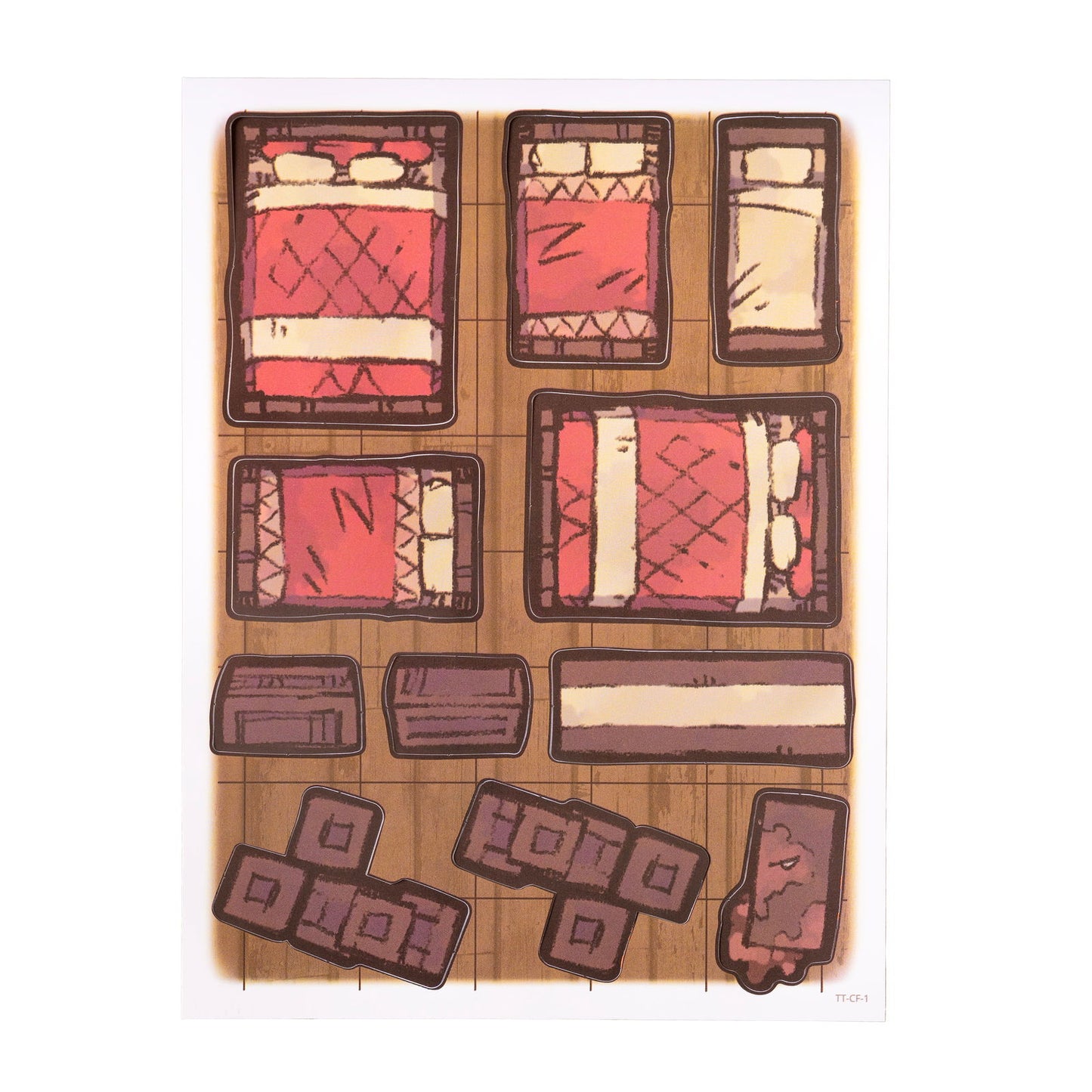 Tabletop Tokens Castle Furniture Set - Geek Tank Games
