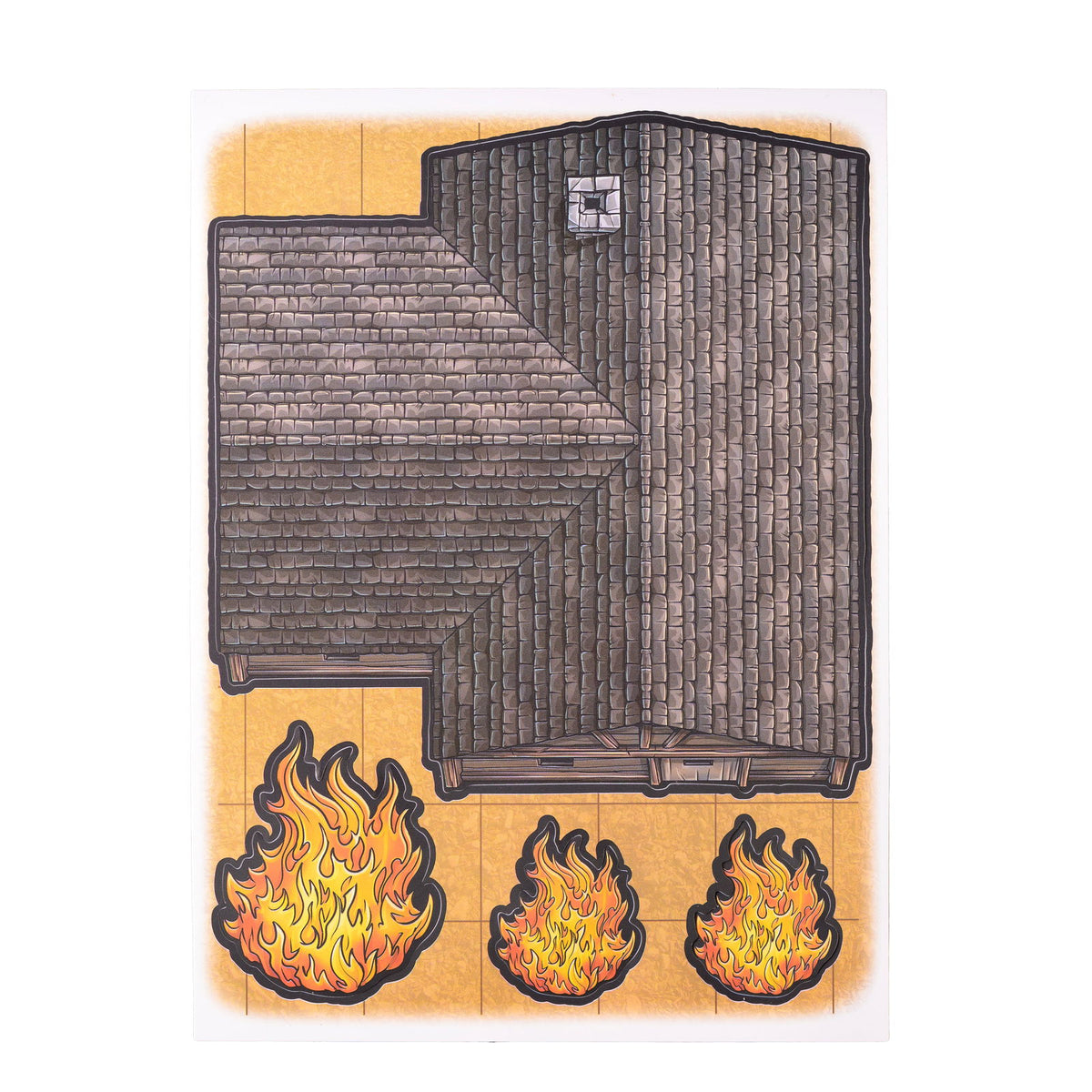 Tabletop Tokens Rooftops Set - Geek Tank Games