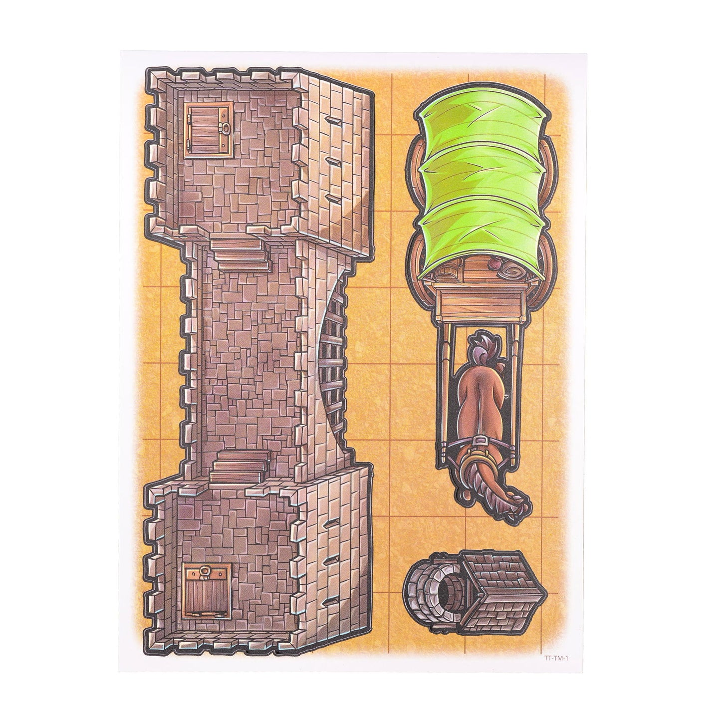 Tabletop Tokens Town Market Set - Geek Tank Games