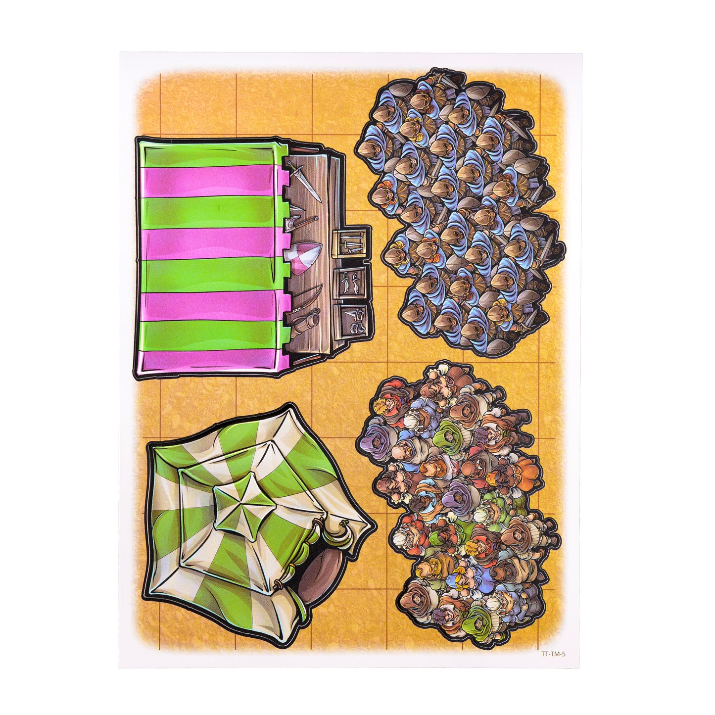 Tabletop Tokens Town Market Set - Geek Tank Games