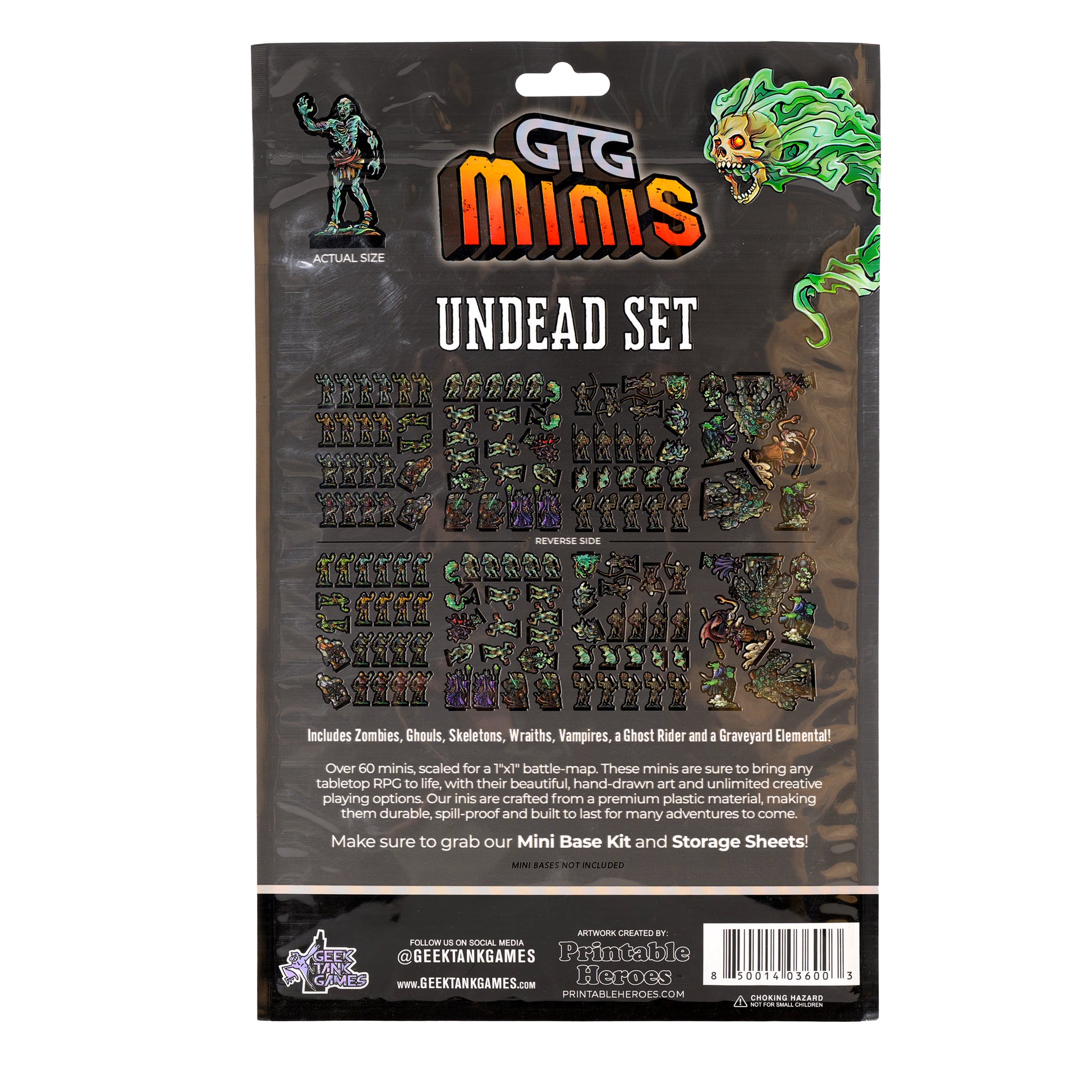 GTG Minis Undead Set: Legions Of Darkness - Geek Tank Games