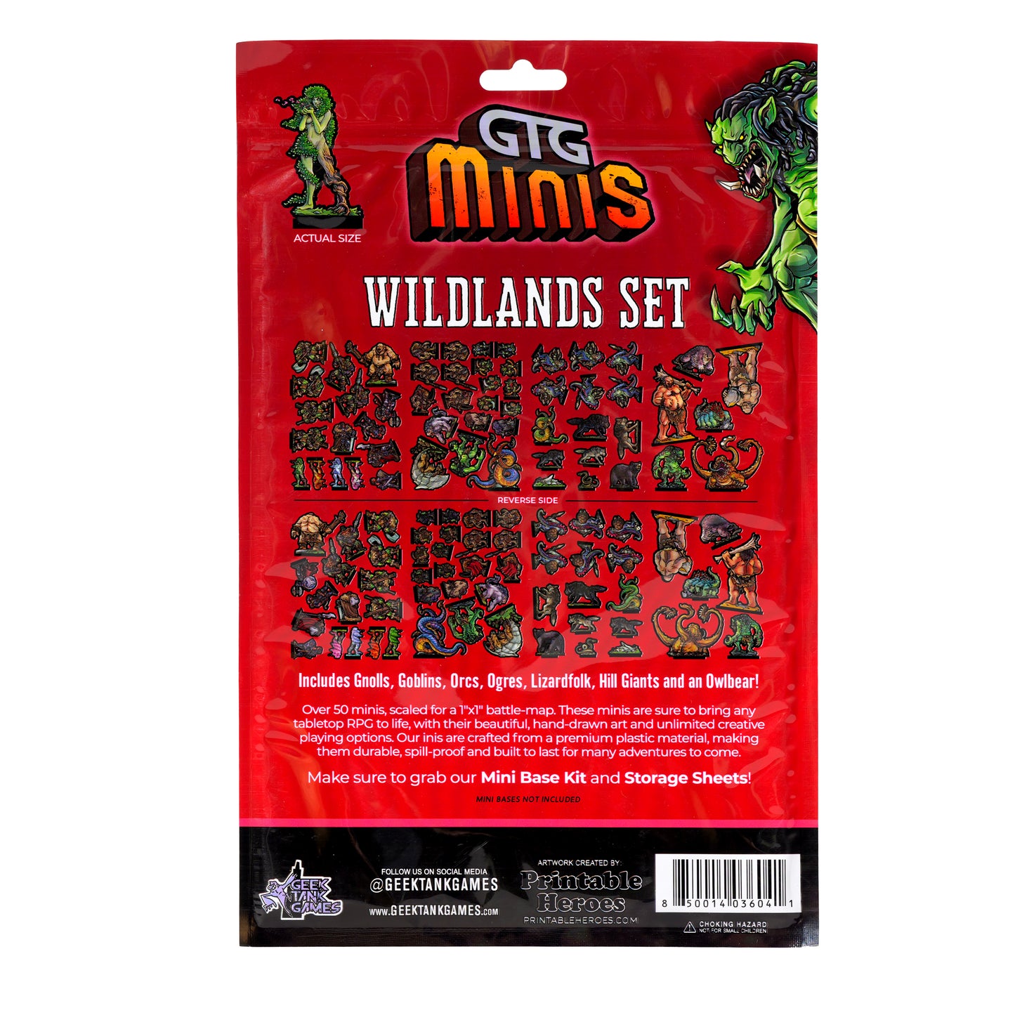 GTG Minis Wildlands Set - Geek Tank Games