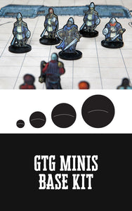 Base Kits for GeekTankGame Minis that fit a variety of small, medium, large, and giant sized miniatures